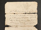 1792 Antique Letter Unsigned From Revolutionary War General Pickering