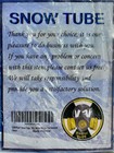 Lot Of 3 Snow Tube Sled Gas Mask Design Heavy Duty 38  Winter Outdoor Sport