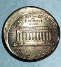 Rare Triple Struck Error 1989 Lincoln Penny- Tripled Design   Off Center Back