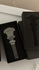 Versace Medusa Rosenthal Frosted Clear Lead Crystal Wine Stopper New Originalbox