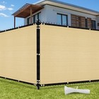  Privacy Screen Fence 4ft X 50ft Sand Covering Heavy Duty Chain Link Mesh 