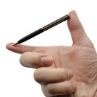 Stainless Steel Ballpoint Pen Ball Point Writing Pen Student Stationery Retro