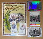 Gettysburg Civil War 4 Card Lot  Topps Allen   Ginter Boxloader  Tribute B w  99
