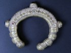 Small Wrist Old Afghan Kuchi Cuff Bracelet - Very Small 5 75 Inch Wrists  4776