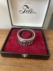 Mylius Tele 925 Sterling Silver Norway Napkin Ring 925 In Presentation Box 