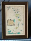 1756 Thomas Jefferys Map Caribbean Islands Hand Colored Caribbee Gents Mag