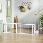 Coziwow 38 -71  Freestanding Wood Pet Gate Foldable Puppy Fence Dog Gate Doorway