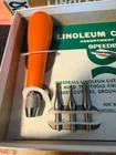 Vtg  Speedball Linoleum Cutter Set  4132  missing One Handle 