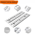 Durable 6000lbs Aluminum Trailer Ramps 60  X 12  Platform   Secure Hook Ends