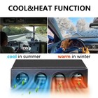 12v Underdash Heat cool Car Air Conditioner Universal Electric Truck Cab Ac Unit