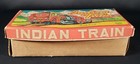 Vintage Japan Asahi Toy Tin Friction Indian Train In Original Box