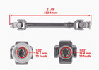 Rear Propeller Drive Shaft Fit Can-am Outlander Max 570 650 850 1000  2013-2023 