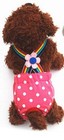 Pet Sanitary - Pant Dog Diaper Female Puppy Shorts Panties- Pink   Red - Medium 