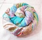 Abb Pastel Sari Silk Yarn Ribbon Skeins 21 Yards Sari Art Silk Art Craft