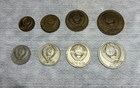 Circulated Soviet Ussr 1  2  3  5  10  15  20  50 Kopeck Coin Set