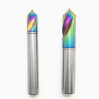 Klot Dlc Coated Solid Carbide Chamfer Drill 2mm-20mm For Aluminum 30  60  90  120  