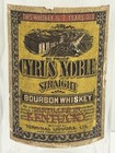 Vintage Cyrus Noble Bourbon Whiskey Bottle Pre-war