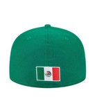 New Era Authentic Wbc Mexico Classic Green red With Flag 59fifty Fitted Hat Cap