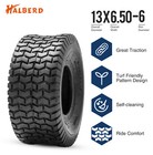 2x 13x6 50-6 Lawn Mower Tires 13x6 5x6 Turf Tire 13x6 5-6nhs Heavy Duty Tubeless