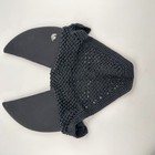 Nwt Equifit   Ear Bonnet Black W  Navy Trim Horse Size  Fly Veil