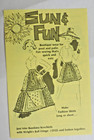 1970s 2 Educational Sewing Pamphlets  Fashion Fun Fringe sun   Fun Skirts