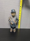Vintage Cast Iron Still Coin Bank     Mulligan The Policeman - About 11    Tall
