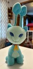 Neopets Lot Of 2 2002 Blue Aisha   2007 Striped Cybunny Rabbit Plush W tag