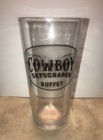 The Good Place Screen Used Prop Glass Cowboy Skyscraper Buffet   Adam Scott Rare
