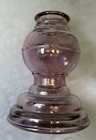 Vintage Homeco Pink Cabbage Rose Glass Fairy Lamp Pedestal Base Only Replacement