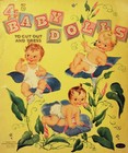 Vintage Uncut 1958 4 Baby Dolls Paper Dolls adorable   Rare  1 Top Reproduction