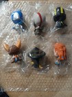 Playstation Bobble Hero Master Set  Lot Of 6 Bobblehead Figures Free Shipping 