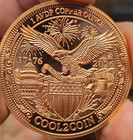 Cool2coin 250th Usa Birthday Design  999 Fine Copper Round 1 Oz