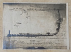 Rare  Ww1 Great Britain   Zeebrugge Raid   Perspective Map May 4  1918