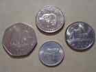 Elephant With Baby  Coin Set 4 Coins All Unc Coins Animal Coin Africa Asia