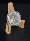 American Silver Eagle Single Sided Holographic  ice Blue Refraction  1oz  999 Si