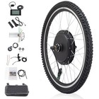24in 26in Front Rear Wheel Electric Bicycle Ebike Conversion Kit Hub Motor Lcd
