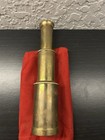 Vintage Brass 3-draw Nautical Spyglass Pocket Telescope W  Anchor Emblem   Pouch