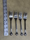 Vintage Godinger Silver Plated Flatware Set Of 4 Salad Forks