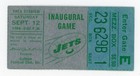1964 New York Jets Inaugural Shea Stadium Program Vs Broncos W ticket Stub
