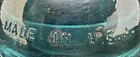 Vintage Hemingray Glass Insulator No 42 Made In Usa 4  Green Aqua Drip Points