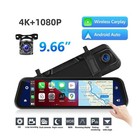 10  4k Rear View Mirror Camera  Dash Cam Front And Rear For Car Vehicle Dvr