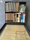 Vintage Davis Metal First Aid Kit Box W  Original Contents Industrial Medical
