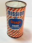 Vintage Mission Orange Drink Can Promotional Advertising Coin Bank-made In Usa