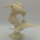 Vintage 1976 Wilton Plastic Wedding Cake Topper Love Birds Doves Marriage Kiss