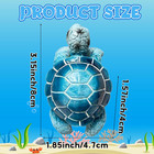 Blue Turtle Planter Decorations - Resin Hanging Sea Turtle For Pot Tortoise Figu