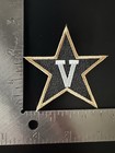 Retro Vintage Throwback Vanderbilt Commodores V Star Logo Patch New-old Stock
