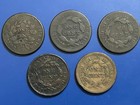 Scarce Early Large Cent Lot Draped Bust Classic Head 1802  1812  1818  1837 1848