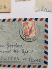 Lot Covers Stamps Chile Venezuela Colombia Correspondence To Houston 1950s