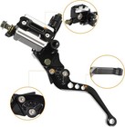 Universal 7 8  Motorcycle Brake Clutch Lever With Master Cylinder Assembly