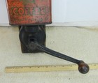 Rare Original Bouquet Tin Litho Wall Mount Hand Crank Coffee Grinder Syracuse Ny